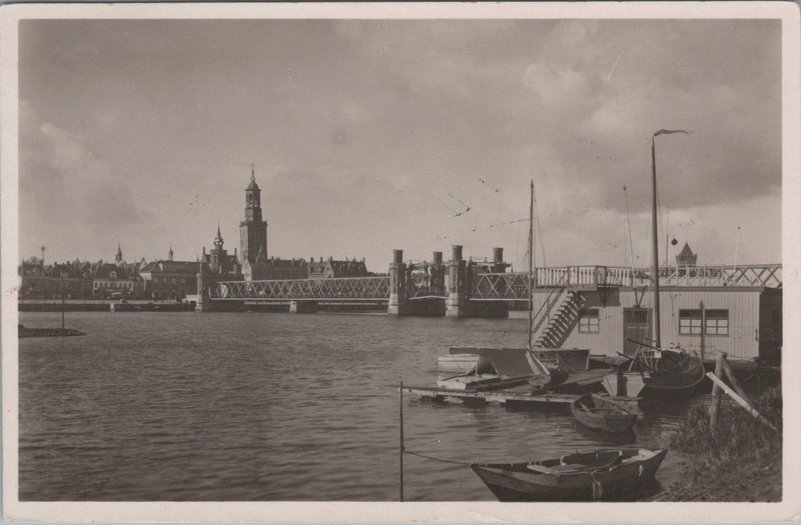 Mooie Oude Ansichtkaart Van KAMPEN IJsselbrug Goltbeeck