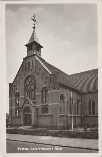 Mooie Oude Ansichtkaart Van Putten Gerformeerde Kerk Goltbeeck