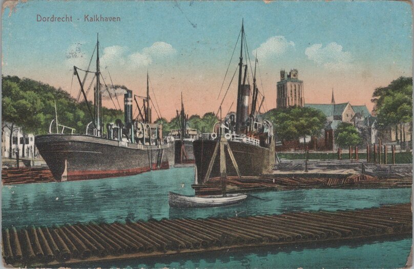 Mooie Oude Ansichtkaart Van DORDRECHT - Kalkhaven - Goltbeeck