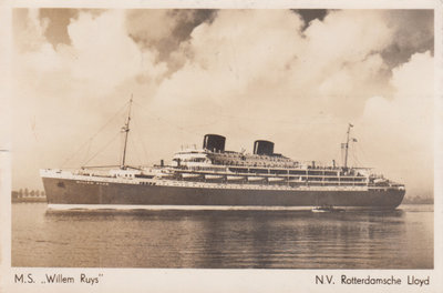 ROTTERDAM - M.S. Willem Ruys. N.V. Rotterdamse Lloyd