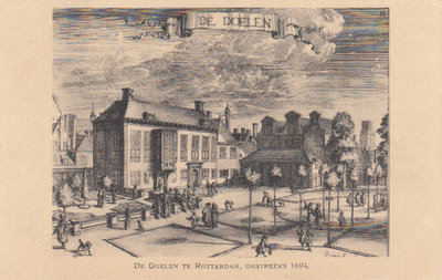 ROTTERDAM - De Doelen te Rotterdam omstreeks 1694