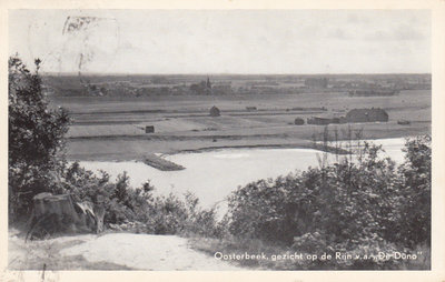 OOSTERBEEK - Gezicht op de Rijn v.a. De Duno