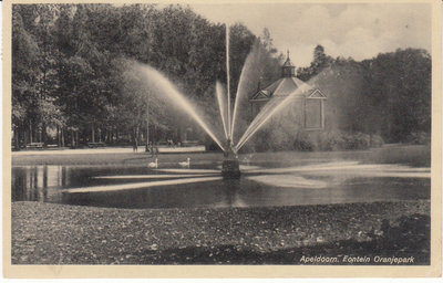 APELDOORN - Fontein Oranjepark