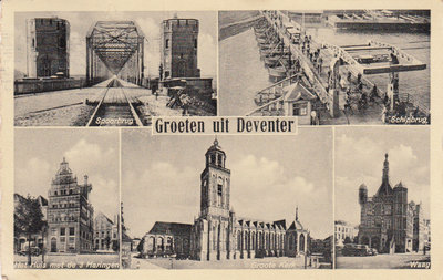 DEVENTER - Meerluik Groeten uit Deventer