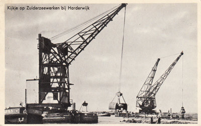 HARDERWIJK - Kijkje op Zuiderzeewerken bij Harderwijk