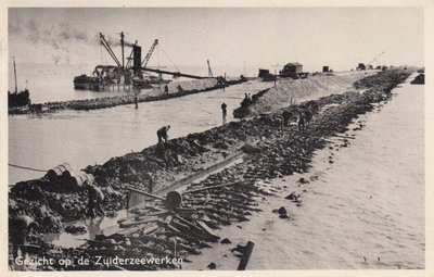 HARDERWIJK - Gezicht op de Zuiderzeewerken