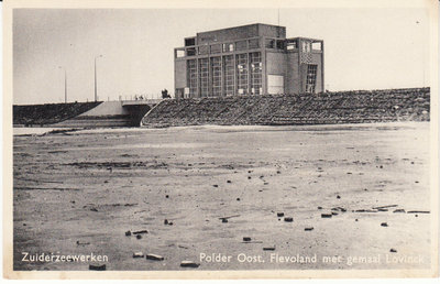 HARDERWIJK - Polder Oost. Flevoland met Gemaal Lovinck