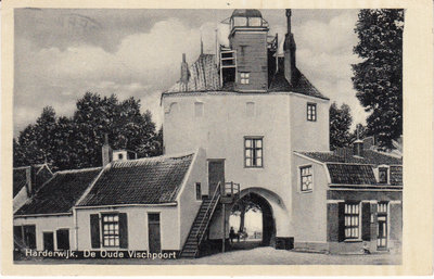 HARDERWIJK - De oude Vischpoort