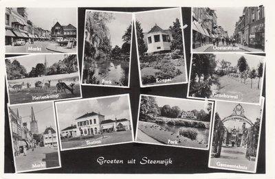 STEENWIJK - Meerluik Groeten uit Steenwijk