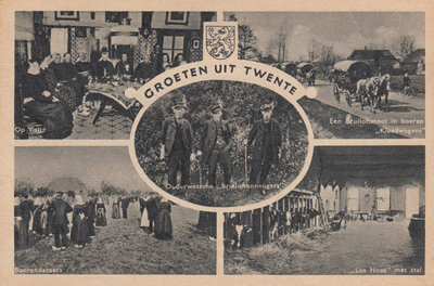 TWENTE - Meerluik Groeten uit Twente