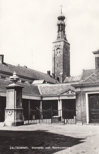 ZALTBOMMEL - Vismarkt met Gasthuistoren