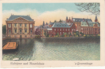 'S GRAVENHAGE - Hofvijver met Mauritshuis