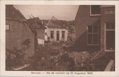 BORCULO - Na de Cycloon op 10 Augustus 1925