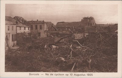 BORCULO - Na de Cycloon op 10 Augustus 1925