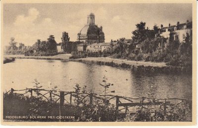 MIDDELBURG - Bolwerk met Oostkerk