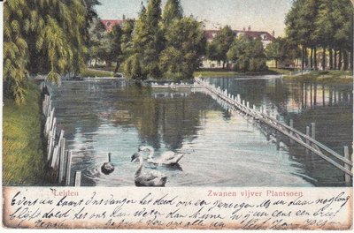 LEIDEN - Zwanen Vijver Plantsoen