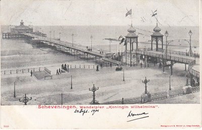 SCHEVENINGEN - Wandelpier Koningin Wilhelmina