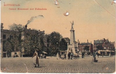 ROTTERDAM - Caland Monument met Ziekenhuis