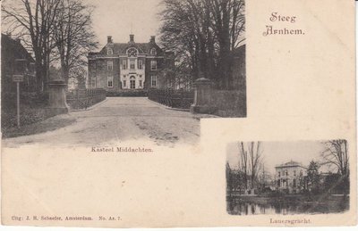 ARNHEM / DE STEEG - 2 Luik Kasteel Middachten, Lauwersgracht