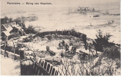 HAARLEM - Panorama beleg van Haarlem