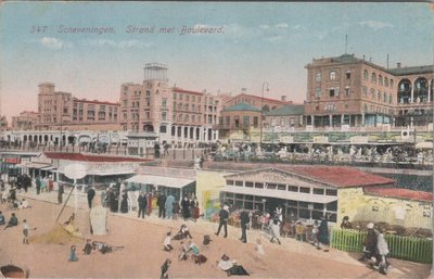 SCHEVENINGEN - Strand met Boulevard