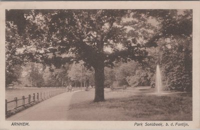 ARNHEM - Park Sonsbeek, b. d. Fontijn