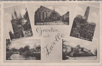 ZWOLLE - Meerluik Groeten uit Zwolle