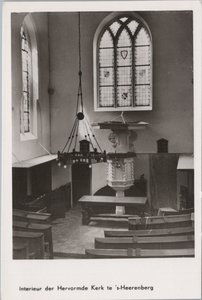 S HEERENBERG - Interieur der Hervormde Kerk