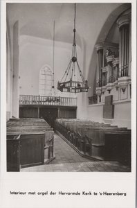 S HEERENBERG - Interieur der Hervormde Kerk