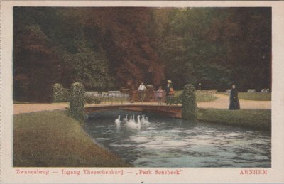 ARNHEM - Zwanenbrug Ingang Theeschenkerij Park Sonsbeek