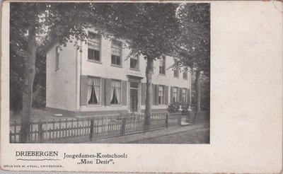 DRIEBERGEN - Jongedames-Kostschool Mon Desir