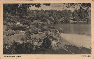 APELDOORN - Berg en Bos. Vijver