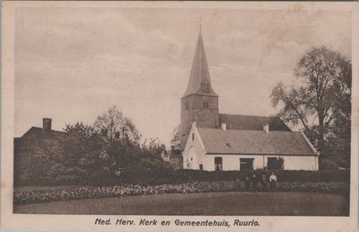 RUURLO - Ned. Herv. Kerk en Gemeentehuis