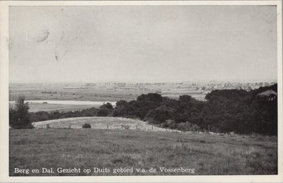 BERG EN DAL - Gezicht op Duits gebied v. a. de Vossenberg