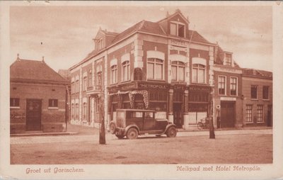 GORINCHEM - Melkpad met Hotel Metropôle