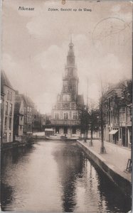 ALKMAAR - Zijdam, Gezicht op de Waag