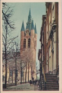 DELFT - Oude Delft met Oude Kerk