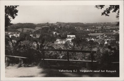 VALKENBURG - Vergezicht vanaf het Rotspark