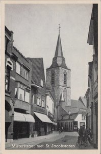 WINTERSWIJK - Misterstraat met St. Jacobstoren