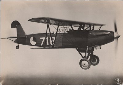 FOKKER C. 10 Two-seat mixed structured semi-biplane