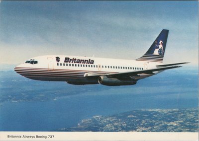 BRITANNIA AIRWAYS Boeing 737 Twinjet