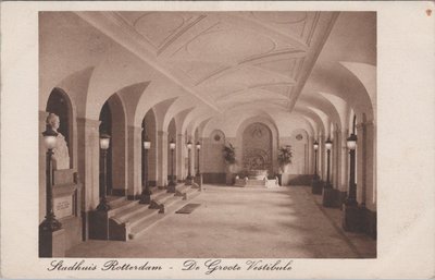 ROTTERDAM - Stadhuis Rotterdam - De Groote Vestibule