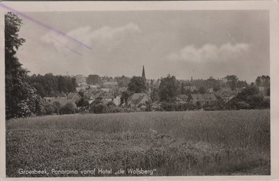 GROESBEEK - Panorama vanaf Hotel de Wolfsberg