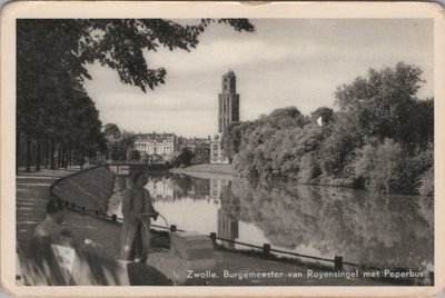 ZWOLLE - Burgemeester van Royensingel met Peperbus