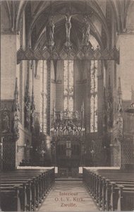 ZWOLLE - Interieur O. L. V. Kerk