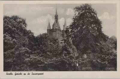 ZWOLLE - Gezicht op de Sassenpoort