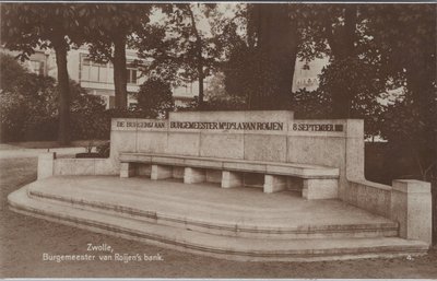 ZWOLLE - Burgemeester van Roijen's bank