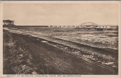 ZWOLLE - Gezicht op de Nieuwe Ysselbrug vanaf den Gelderscheant