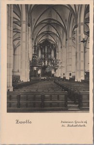 ZWOLLE - Interieur Groote- of St. Michaelskerk