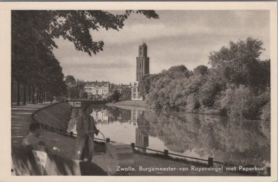 ZWOLLE - Burgemeester van Royensingel met Peperbus